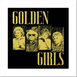 YELLOW GOLDEN GIRLS THANK YOU Posters and Art